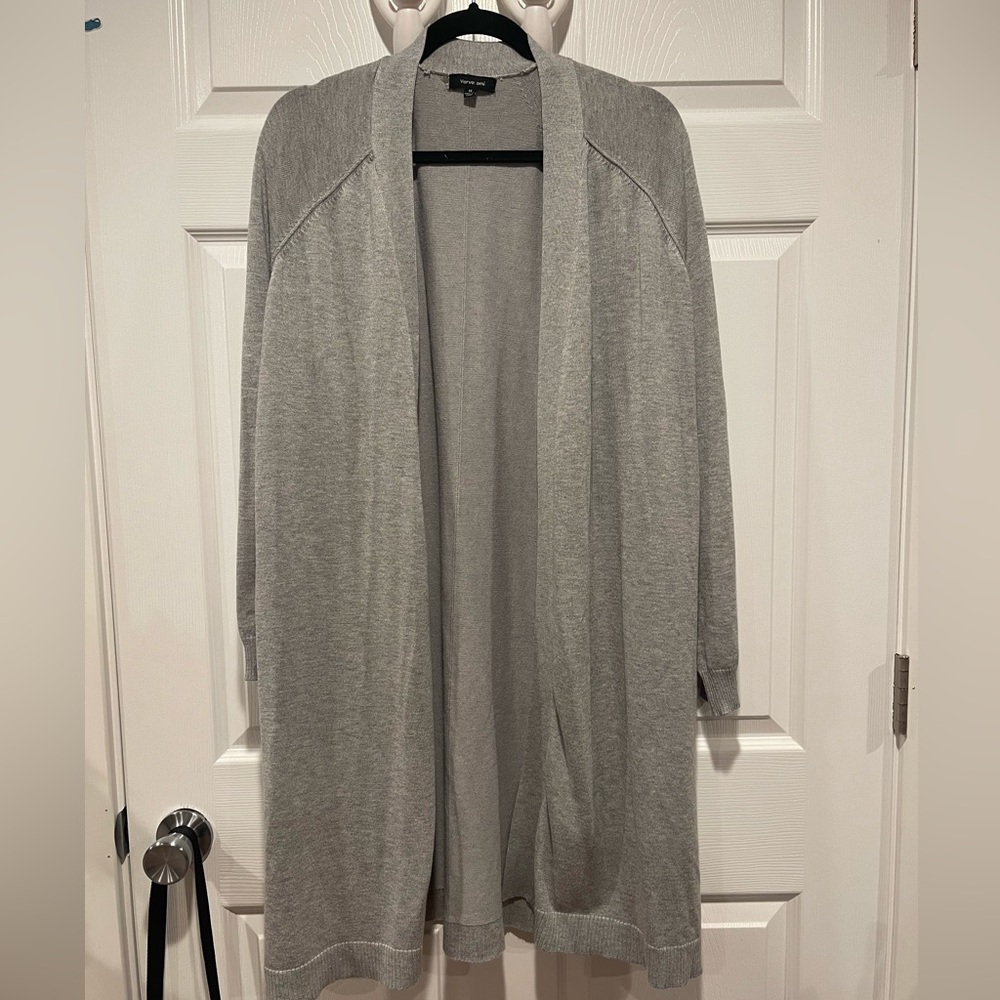 verve ami grey sweater cardigan